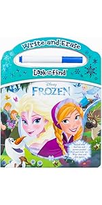 Frozen - Write-and-Erase Look and Find