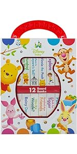 Disney Baby - Winnie the Pooh - My First Library Board Book Block 12-Book Set