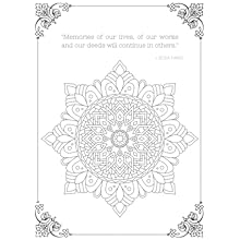 coloring book mandala helen keller quote