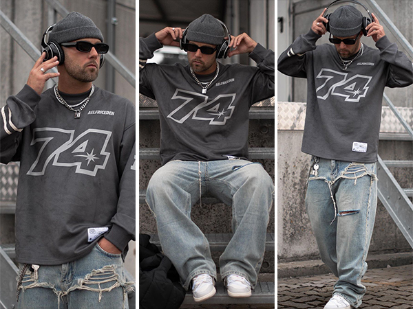 Aelfric Eden No.74 Lettered Sweatshirt