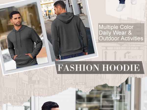 mens casual hoodies