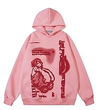 Cartoon Figure Print Hoodie