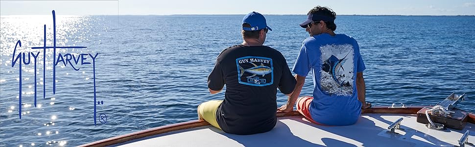 guy harvey, mens apparel, fishing, fishing apparel, t-shirts, sun protection tops