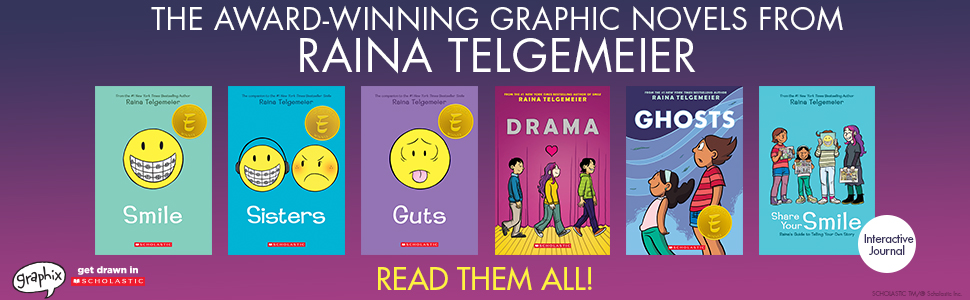 The award-winning graphic novels from Raina Telgemeier