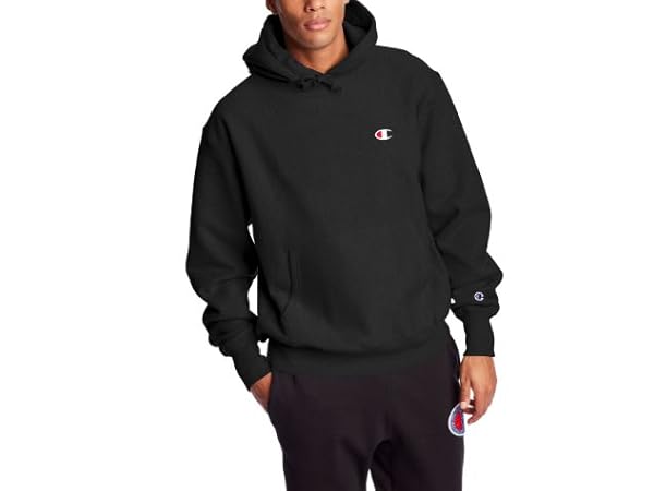 Champion Men''s Hoodie, Reverse Weave Fleece Comfortable Pullover Sweatshirt for Men