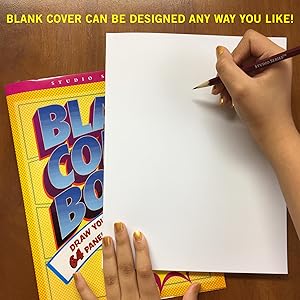 Blank book cover