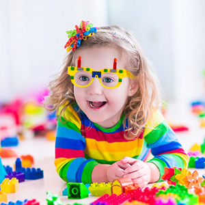 kids building block glasses