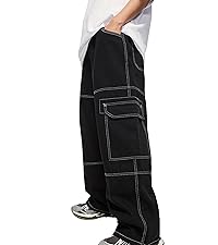 wide leg cargo pants