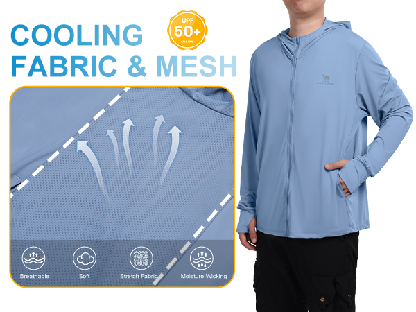 men''s summer cooling breathable jacket