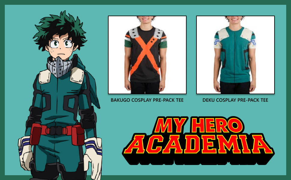 Bioworld, My Hero Academia, Cosplay, Shirt, Anime, Apparel, Officially Licensed