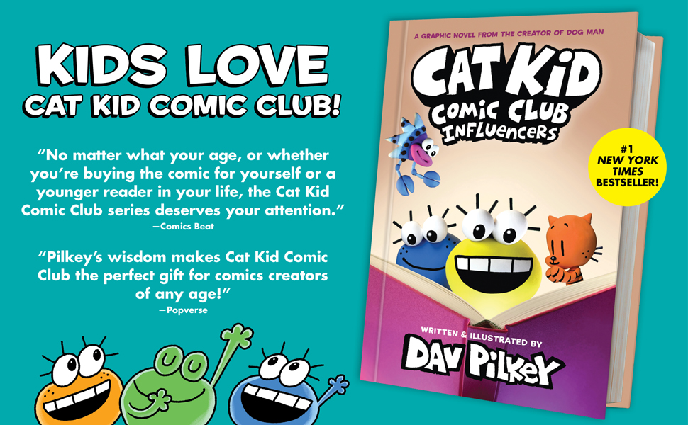 Cat Kid Comic Club Influencers