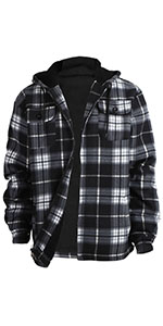 black plaid jacket