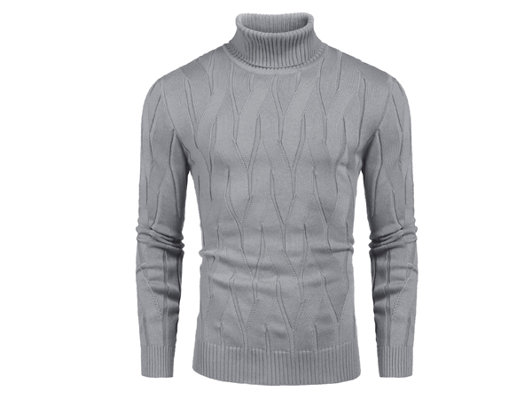 men slim fit turtule neck sweater