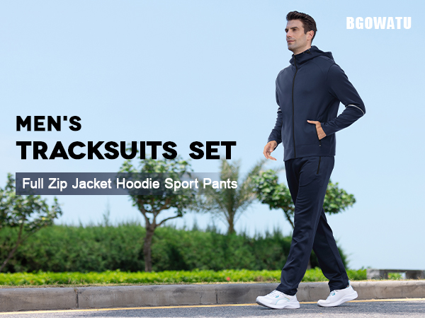 BGOWATU Mens Tracksuits