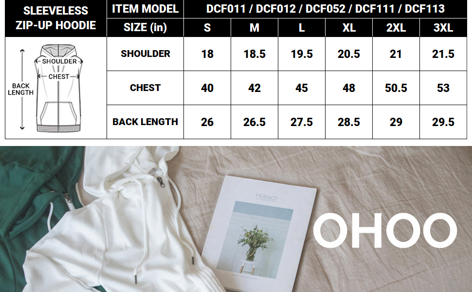 .DCF011 A+ Size Chart