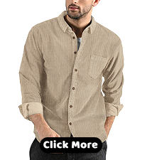 Mens Lightweight Corduroy Shirt