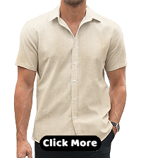 mens button shirts short sleeve