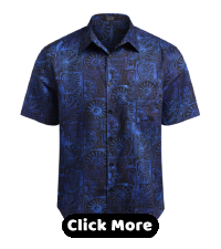 Men Hawaiian Tropical Shirt