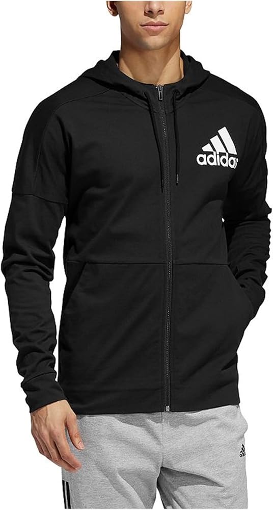 adidas Men's Back to School Full-Zip Hooded Sweatshirt