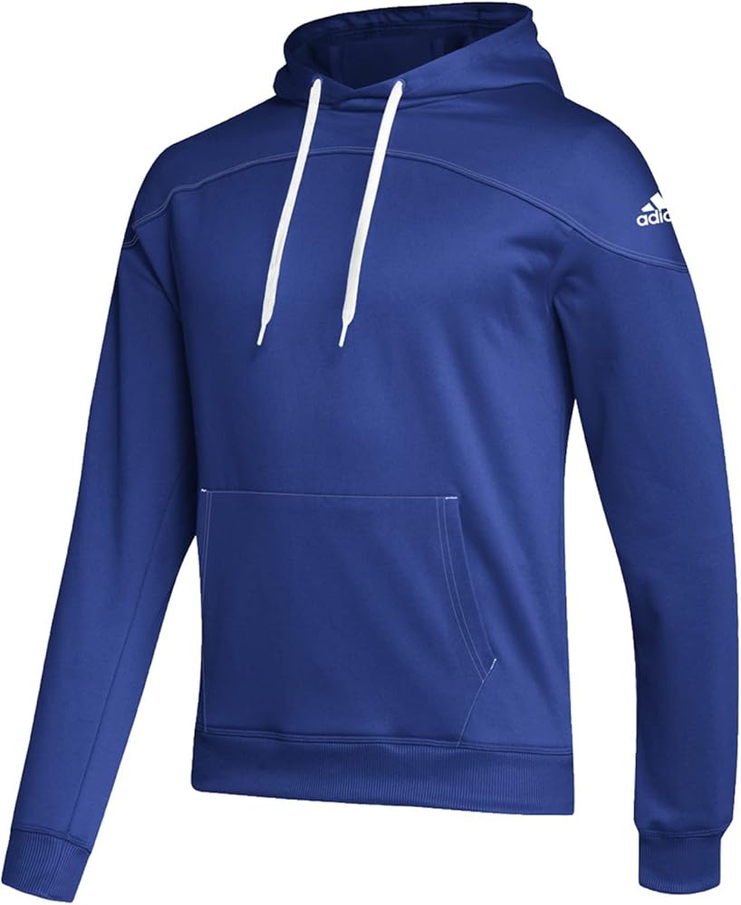 adidas Men's Stadium Aeroready Fleece Pullover Hoodie – Team Royal Blue (L)