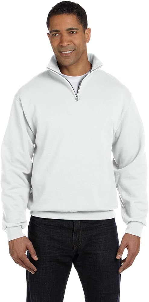 8 oz. 50/50 NuBlend Quarter-Zip Cadet Collar - Sweatshirt