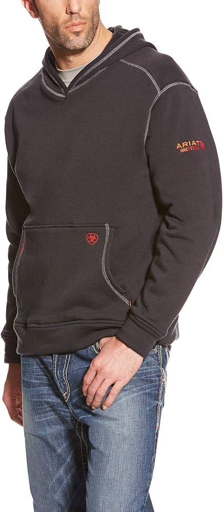 Ariat FR Polartec Hoodie - Men’s Durable Wind and Water Repellent Sweatshirt