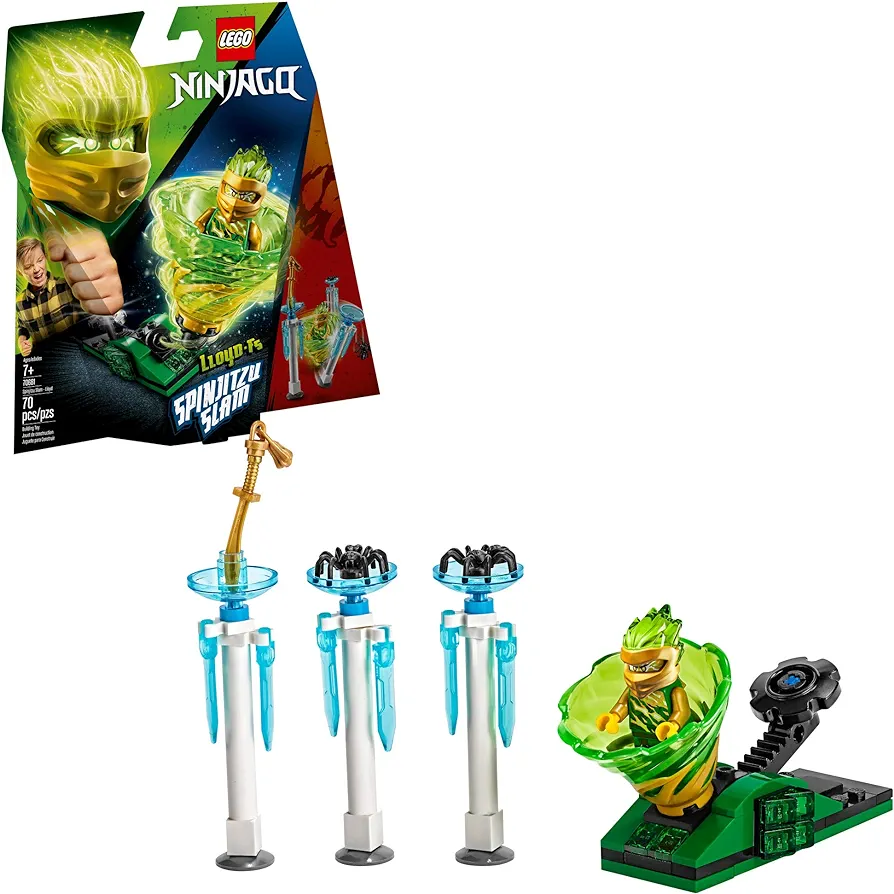 LEGO NINJAGO Spinjitzu Slam Lloyd 70681 Building Kit (70 Pieces)