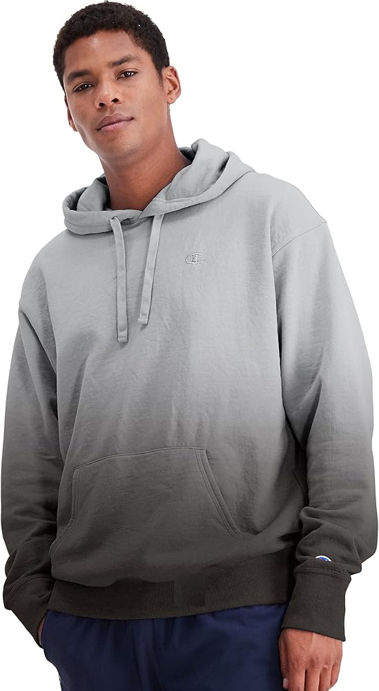 Champion Men's Powerblend Ombre Hoodie, C Logo