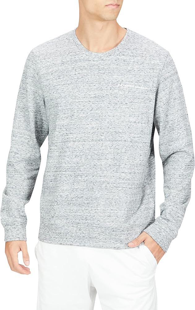 Under Armour Men's Rival Terry Logo Crew Neck