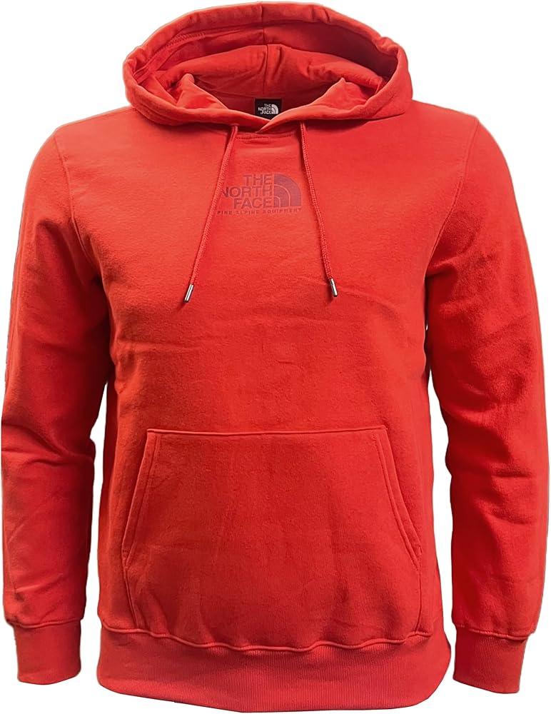 THE NORTH FACE Men's Fine Alpine Hoodie (US, Alpha, Large, Regular, Regular, Fiery Red/Tonal)