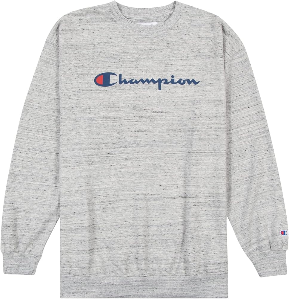 Champion Sweatshirt Mens Big And Tall Logo Sweater Crewneck Sweatshirt