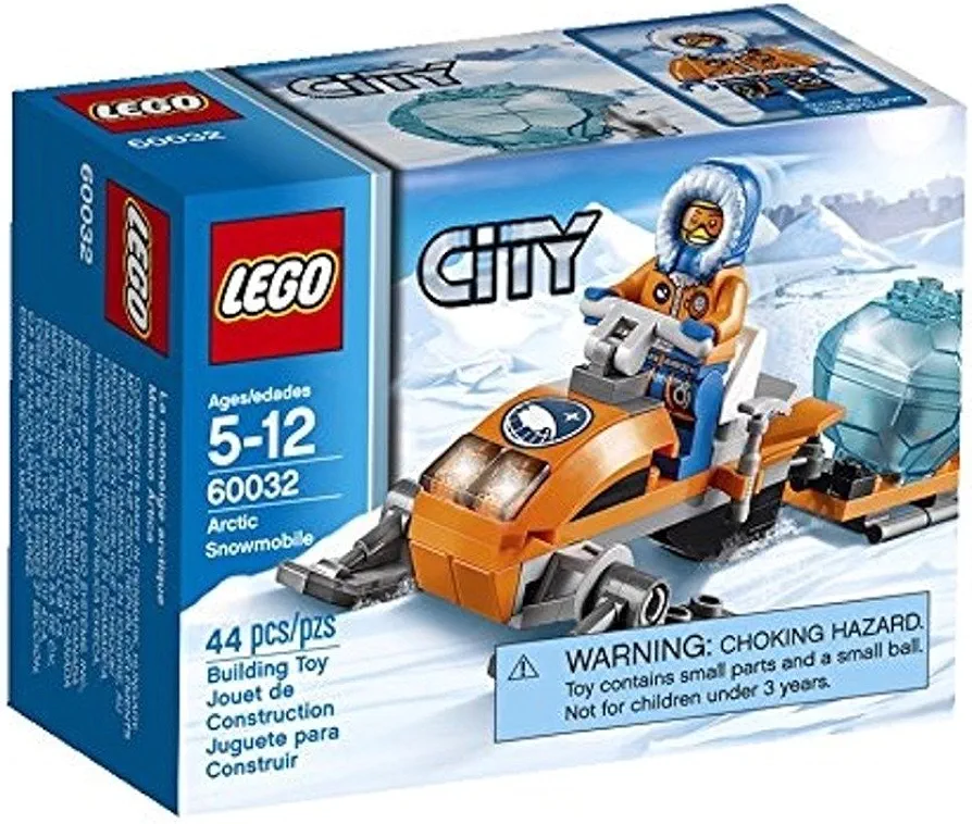 LEGO City Arctic Snowmobile 60032 Building Toy