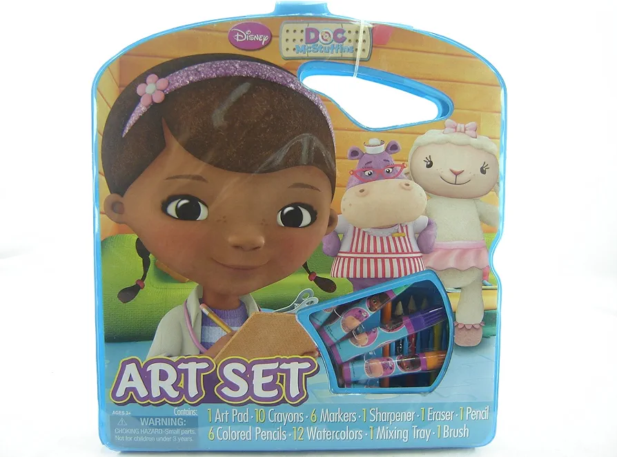 Bendon Doc McStuffins Art Pad and Supplies with Large Art Storage Case (AS03404)