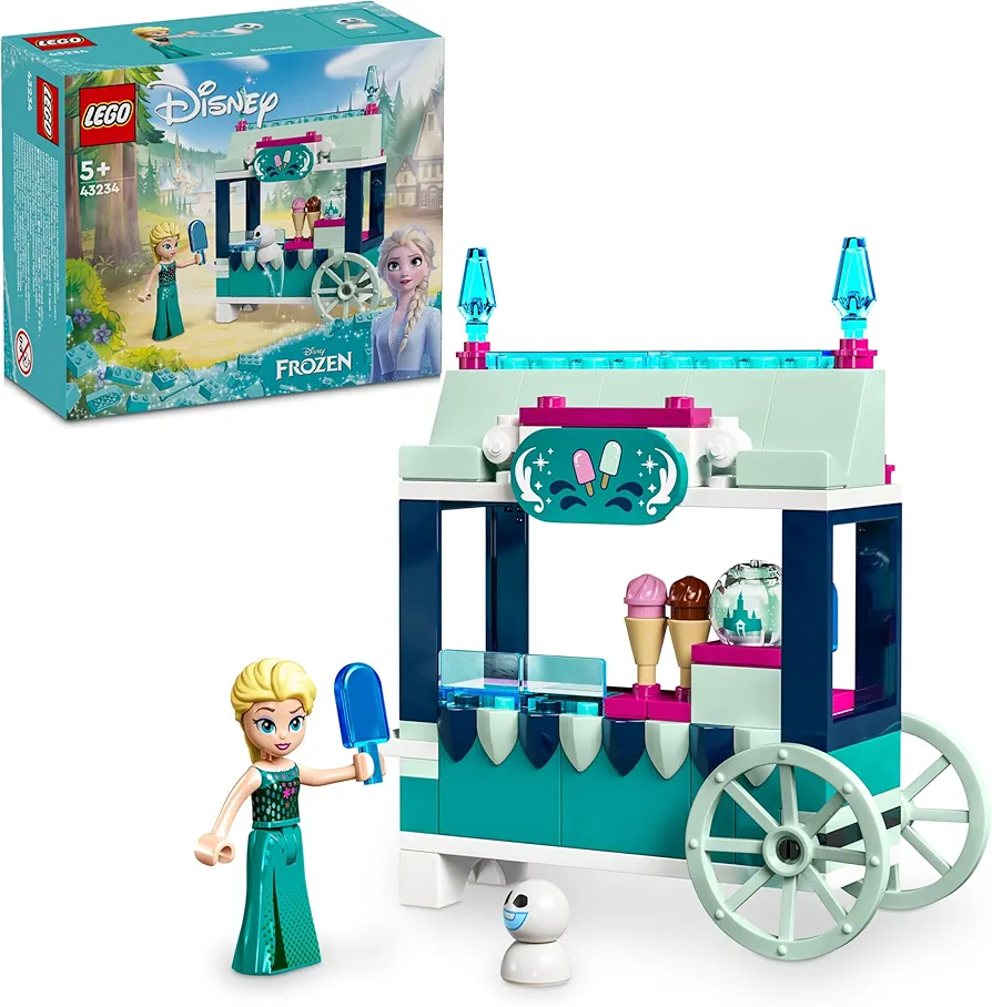 LEGO 43234 Disney Princess Elsas Eisstand, Eismaschine, Mini-Schneemann