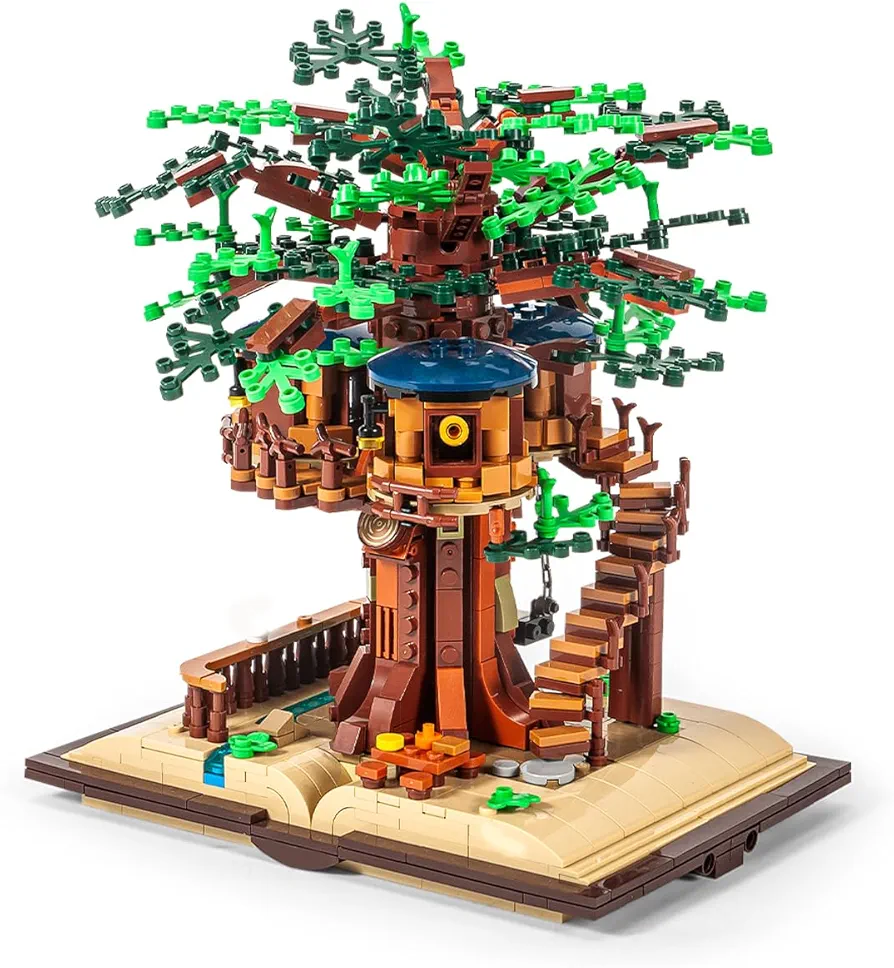 City Series Tree House Building Blocks Toys,Gift for Adults and Kids (969 PCS)