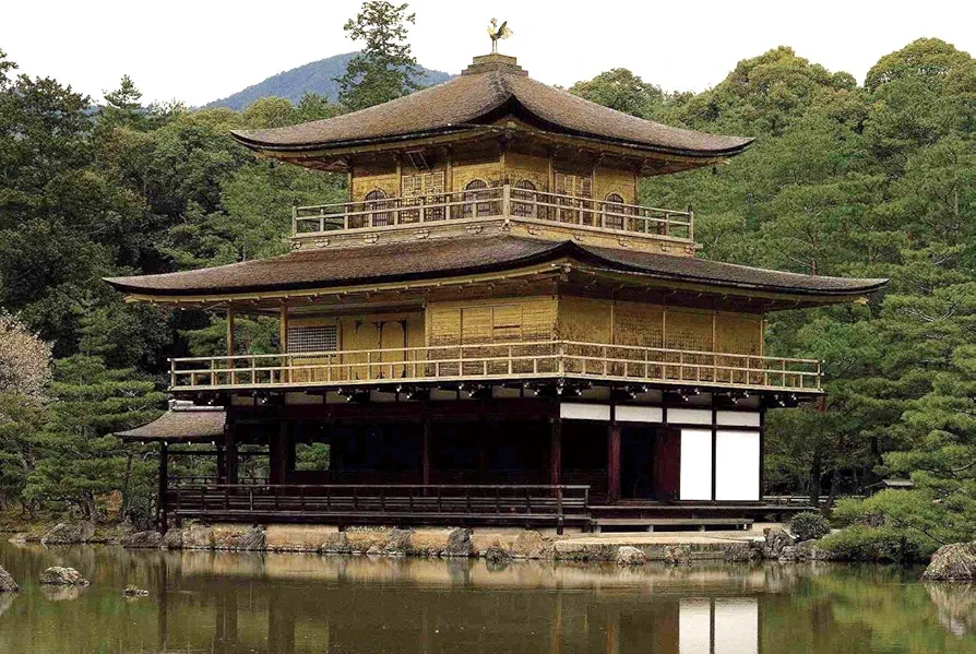 1/100 Scale Model - Kinkaku-ji - Temple of the Golden Pavilion - Construction Kit