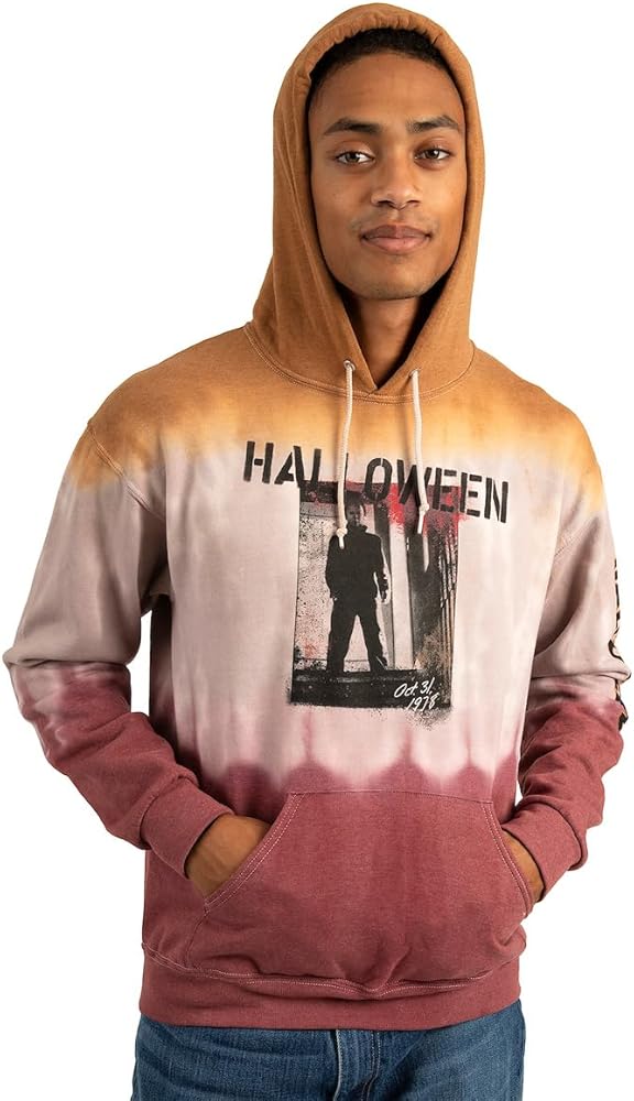 Bioworld Halloween Tie-Dye Adult Graphic Hoodie