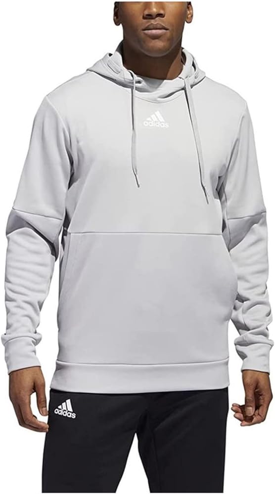 adidas Men's Team Issue Training Pullover Hoodie Grey XL