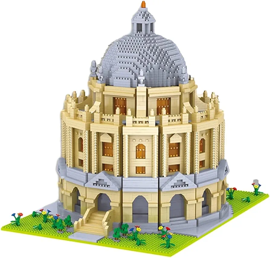 Oxford University UK Building Blocks Set (5452Pcs) Famous World Architecture Educational Toys Micro Bricks for Kids Adults