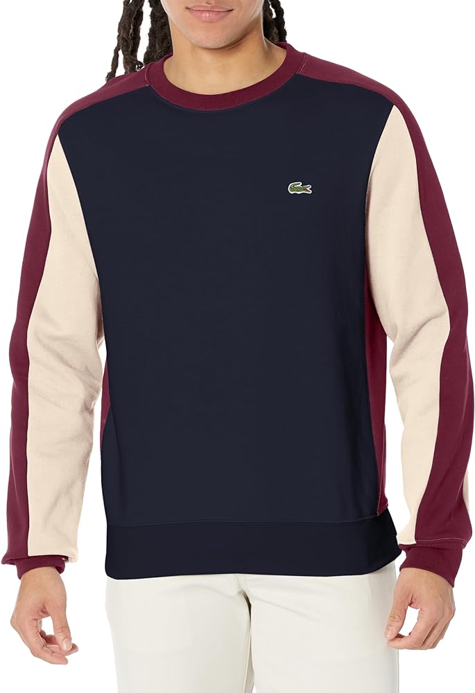 Lacoste Men's Colorblocked Classic Crew Neck Sweatshirt