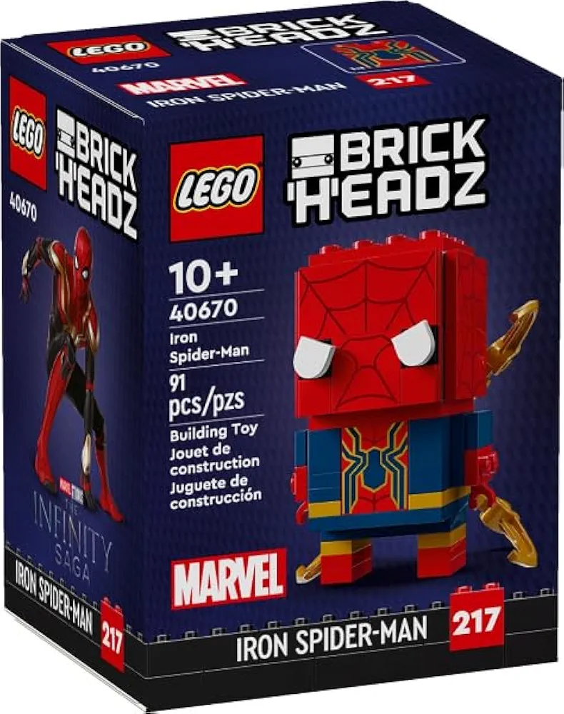 LEGO Brick Headz Iron Spider-Man 40670-91 Pz