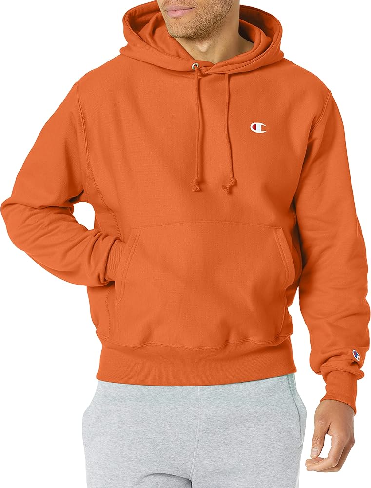 Champion Men'S Reverse Weave Pullover, Left Chest C