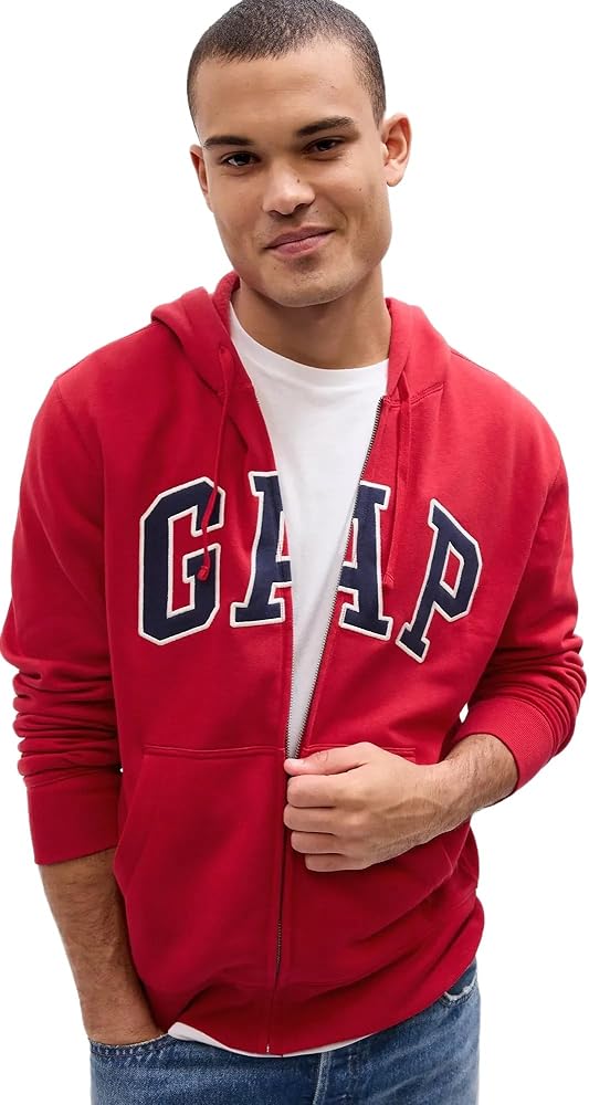 GAP Men's Heritage Logo Full Zip Hoodie