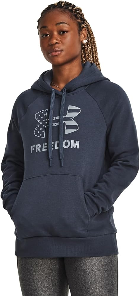 Under Armour mens Freedom Logo Rival Hoodie