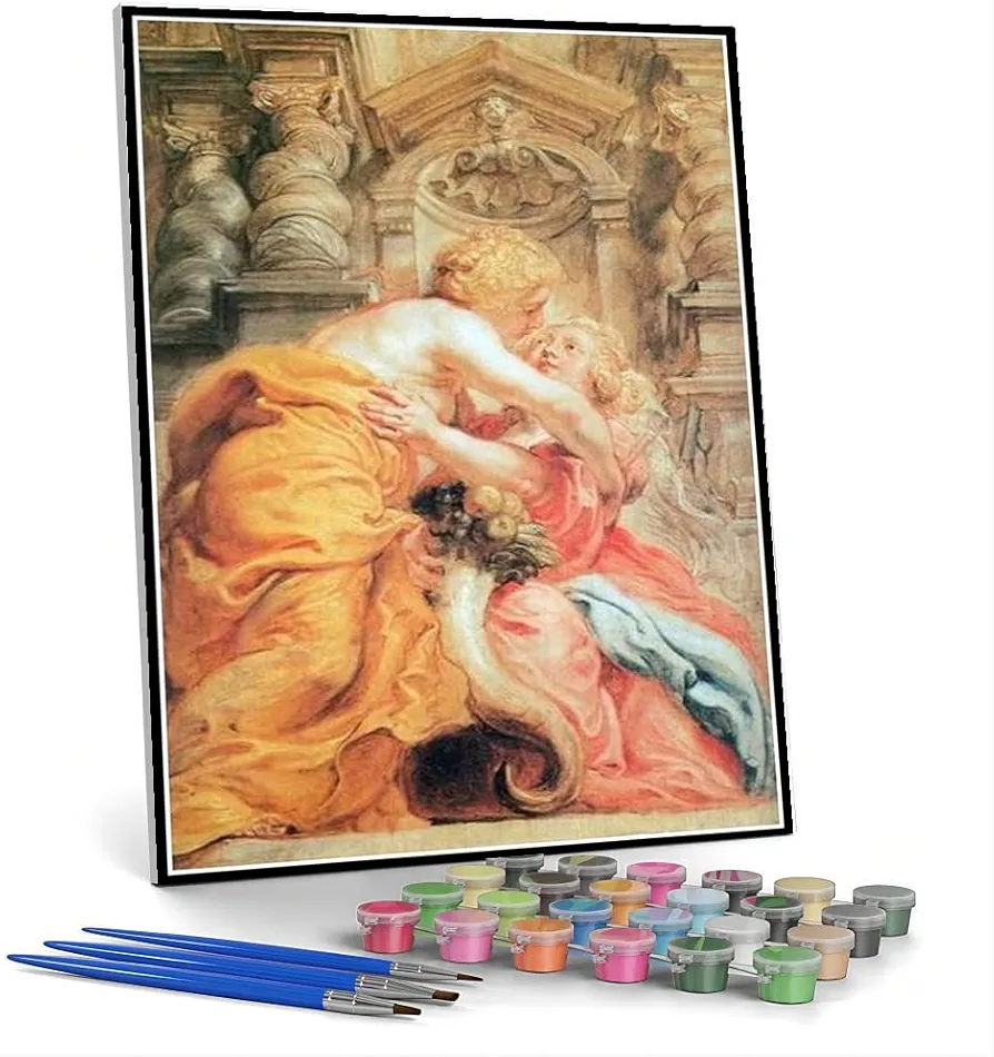 Paint by Numbers Kits for Adults and Kids Perseus and Andromeda Painting by Peter Paul Rubens Arts Craft for Home Wall Decor