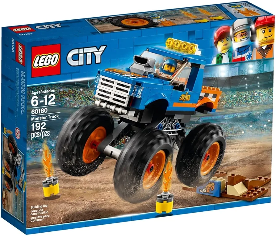 LEGO City Monster Truck 60180 Building Kit (192 Pieces)