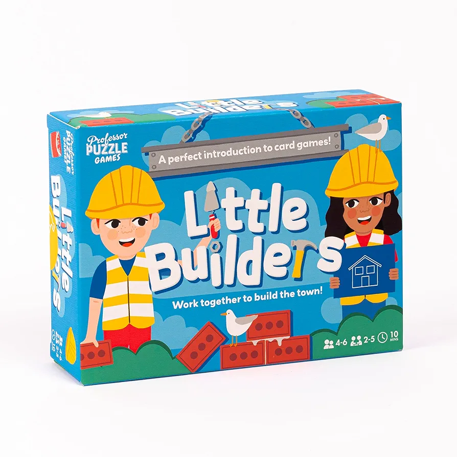 Professor PUZZLE Little Builders Game - Work together to build The town!