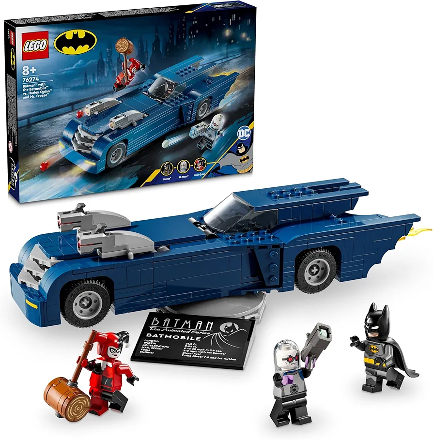 LEGO 76274 DC Batman im Batmobil vs. Harley Quinn und Mr. Freeze