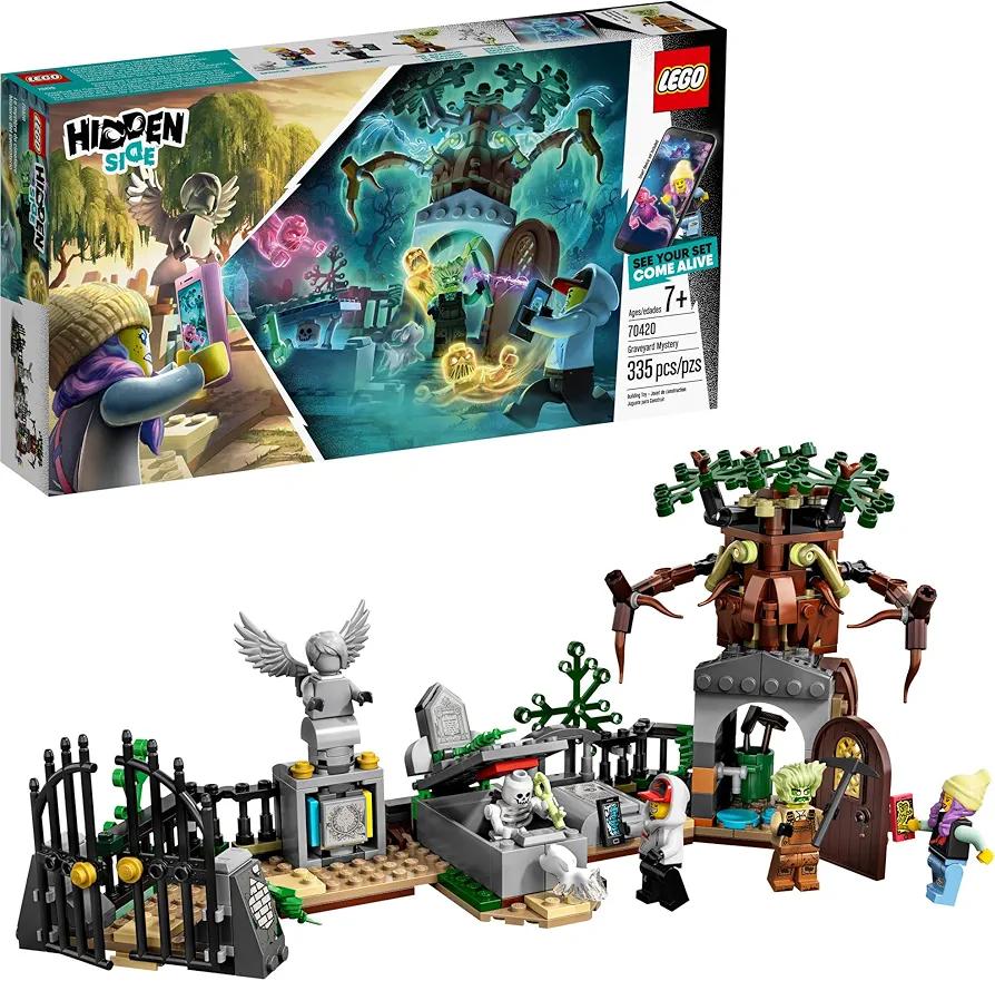 LEGO Hidden Side Graveyard Mystery 70420 Building Kit, App Toy for 7+ Year Old Boys and Girls, Interactive Augmented Reality Playset (335 Pieces)