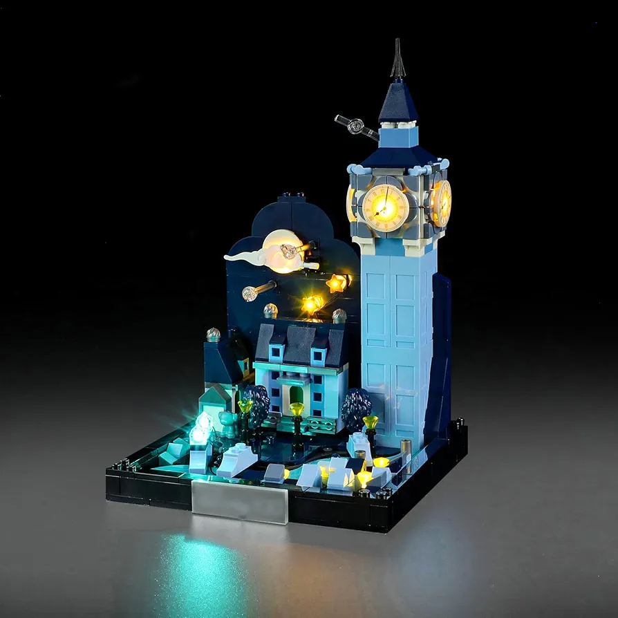 LED Light Kit for Lego 43232 Peter Pan & Wendy's Flight Over London Set, Compatible with Lego 43232 Building Blocks Model(Not Include Blocks Set)